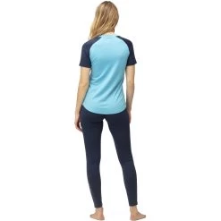 Norrona PureUll T-shirt Women - Aquarius/Indigo Night -Norrona norrona pureull t shirt women aquarius indigo night 4 1257813