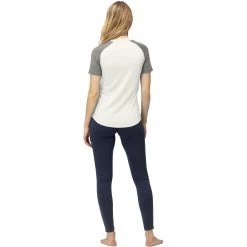 Norrona PureUll T-shirt Women - Snowdrop/Castor Grey -Norrona norrona pureull t shirt women snowdrop castor grey 4 1257858