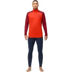 Norrona PureUll Zip Neck Baselayer Men - Arednalin/Rhubarb 8 Norrona PureUll Zip Neck Baselayer Men - Arednalin/Rhubarb -Norrona norrona pureull zip neck baselayer men arednalin rhubarb 4 1518596