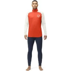 Norrona PureUll Zip Neck Baselayer Men - Arednalin/Snowdrop 8 Norrona PureUll Zip Neck Baselayer Men - Arednalin/Snowdrop -Norrona norrona pureull zip neck baselayer men arednalin snowdrop 3 1257909