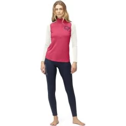 Norrona PureUll Zip Neck Baselayer Women - Honeysuckle/Snowdrop -Norrona norrona pureull zip neck baselayer women honeysuckle snowdrop 3 1257968