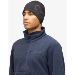 Norrona PureUll180 Beanie - Caviar -Norrona norrona pureull180 beanie caviar 2 1257987