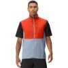 Norrona Senja Aero90 Vest Men - Arednalin/Blue Fog