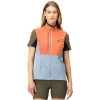 Norrona Senja Aero90 Vest Women - Flamingo/Blue Fog