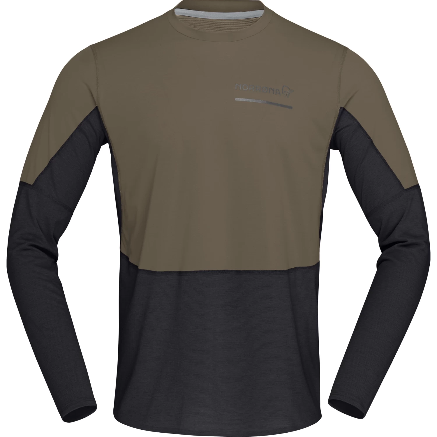 Norrona Senja Equaliser Lightweight Long Sleeve Men - Olive Night 2 Norrona Senja Equaliser Lightweight Long Sleeve Men - Olive Night - Image 2