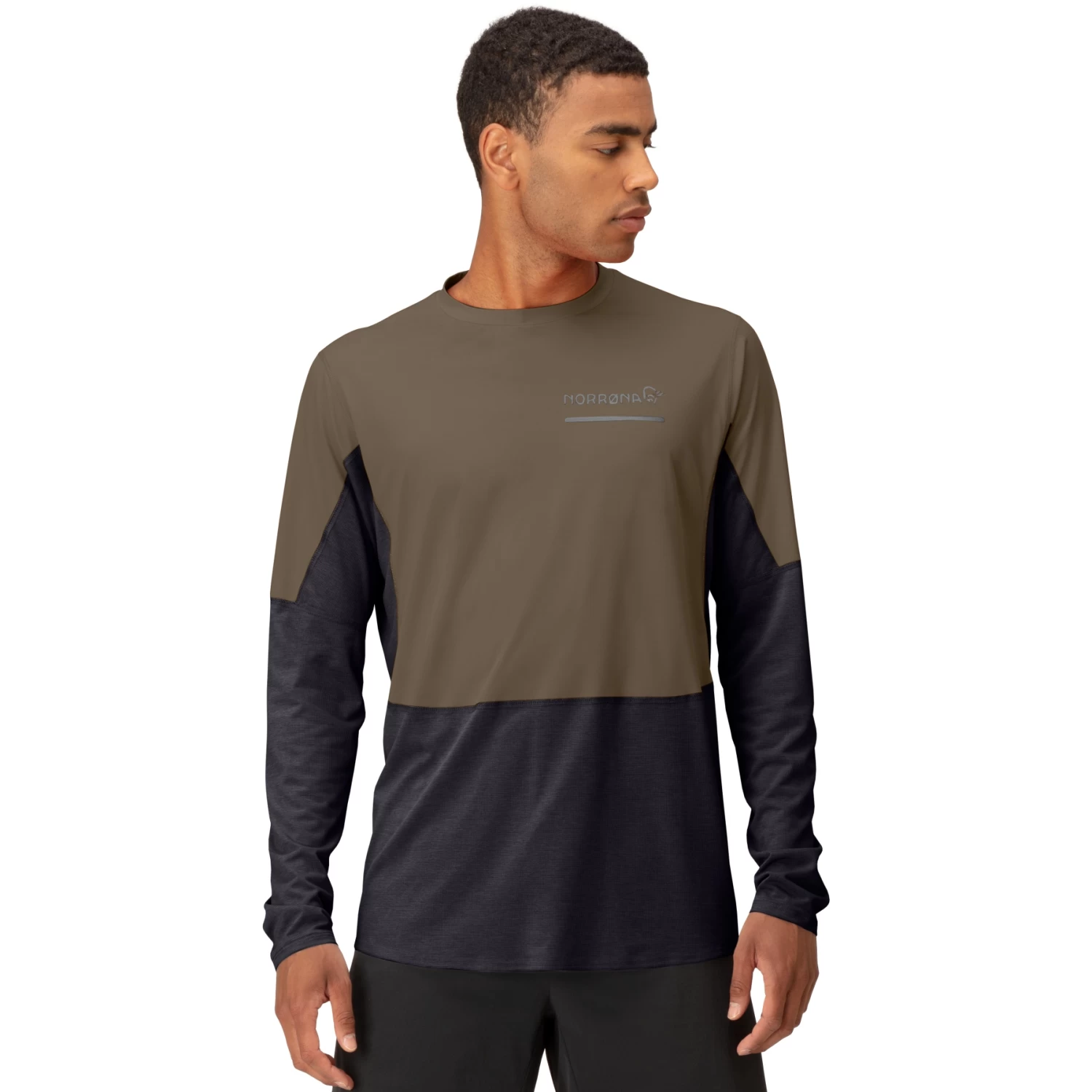 Norrona Senja Equaliser Lightweight Long Sleeve Men - Olive Night 1 Norrona Senja Equaliser Lightweight Long Sleeve Men - Olive Night