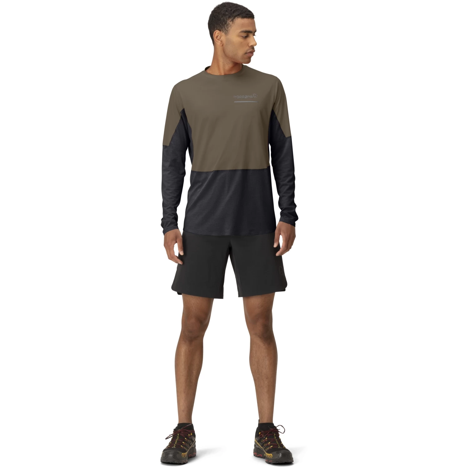 Norrona Senja Equaliser Lightweight Long Sleeve Men - Olive Night 4 Norrona Senja Equaliser Lightweight Long Sleeve Men - Olive Night - Image 4
