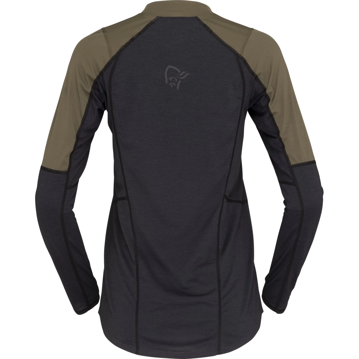 Norrona Senja Equaliser Lightweight Long Sleeve Women - Olive Night 3 Norrona Senja Equaliser Lightweight Long Sleeve Women - Olive Night - Image 3