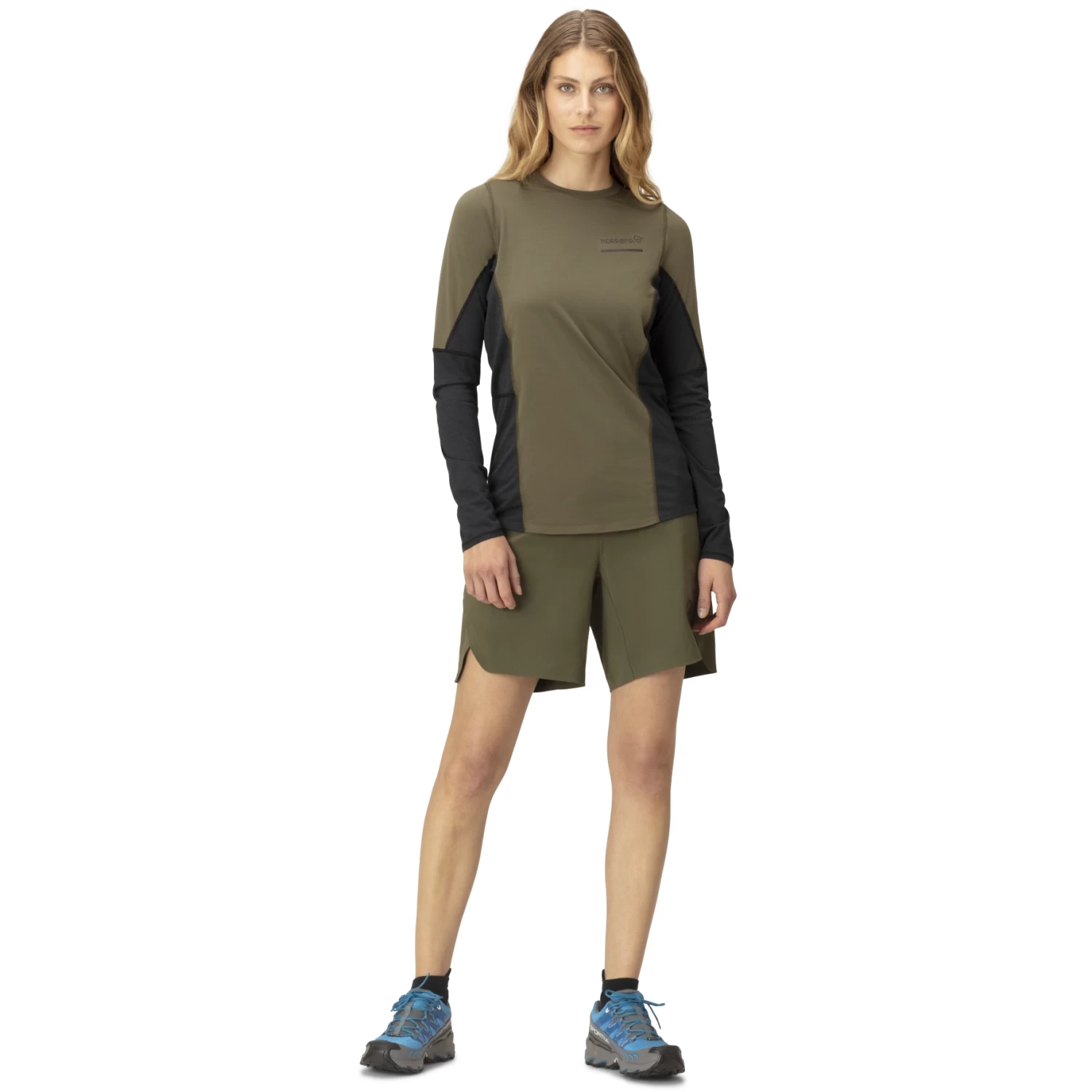 Norrona Senja Equaliser Lightweight Long Sleeve Women - Olive Night 4 Norrona Senja Equaliser Lightweight Long Sleeve Women - Olive Night - Image 4