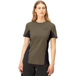 Norrona Senja Equaliser Lightweight T-shirt Women - Olive Night
