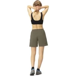 Norrona Senja Flex1 8 Inch Shorts Women - Olive Night -Norrona norrona senja flex1 8 inch shorts women olive night model 2 1399939