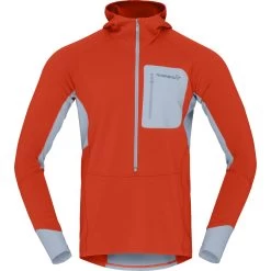 Norrona Senja Warm1 Hood Pullover Men - Arednalin -Norrona norrona senja warm1 hood men arednalin 1 1343801