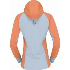Norrona Senja Warm1 Hood Pullover Women - Flamingo -Norrona norrona senja warm1 hood women flamingo 2 1343812