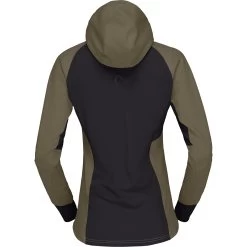 Norrona Senja Warm1 Hood Pullover Women - Olive Night -Norrona norrona senja warm1 hood women olive night 2 1343824