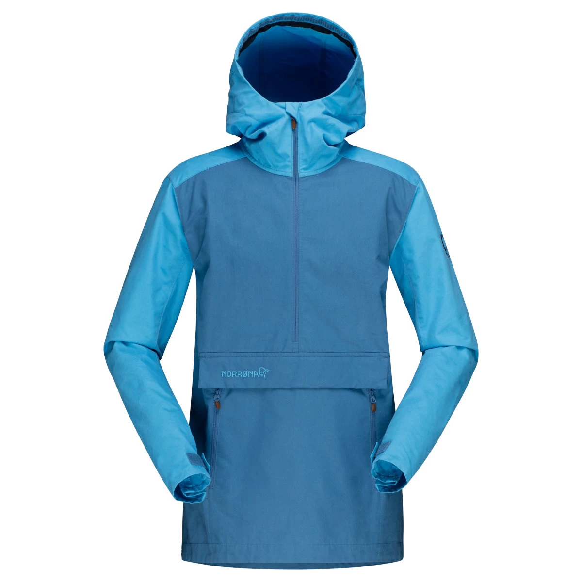 Norrona Svalbard Cotton Anorak Women - Heritage Blue/Coronent Blue 2 Norrona Svalbard Cotton Anorak Women - Heritage Blue/Coronent Blue - Image 2
