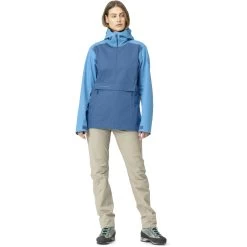 Norrona Svalbard Cotton Anorak Women - Heritage Blue/Coronent Blue 6 Norrona Svalbard Cotton Anorak Women - Heritage Blue/Coronent Blue -Norrona norrona svalbard cotton anorak women heritage blue coronent blue 2 1562003