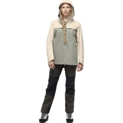 Norrona Svalbard Cotton Jacket Women - Ecru/Sandstone -Norrona norrona svalbard cotton jacket women ecru sandstone 2 1027483
