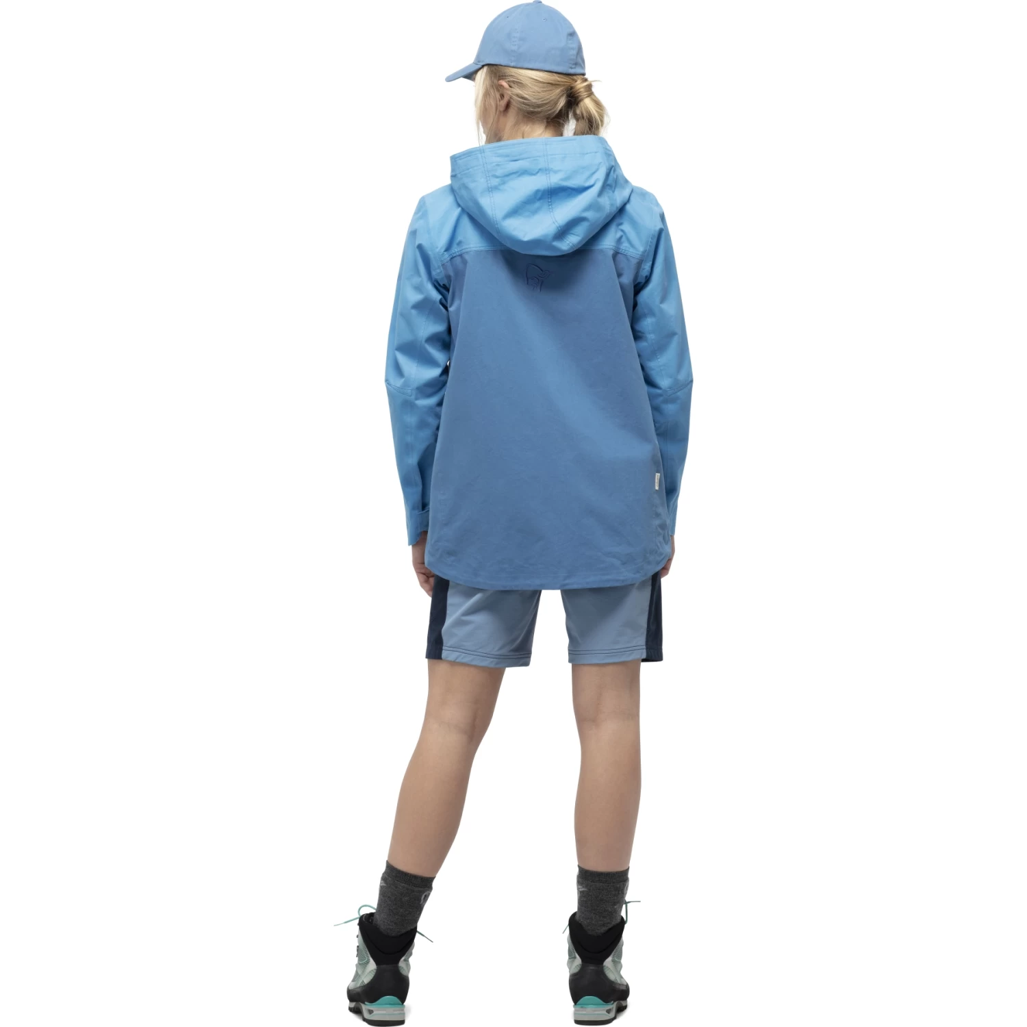 Norrona Svalbard Cotton Jacket Women - Heritage Blue/Coronet Blue - Image 5