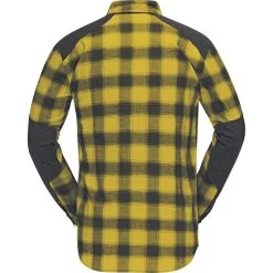 Norrona Svalbard Flannel Shirt Men - Golden Palm -Norrona norrona svalbard flannel shirt men golden palm 2 1127121