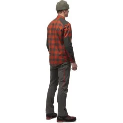 Norrona Svalbard Flannel Shirt Men - Rooibos Tea/Slate Grey -Norrona norrona svalbard flannel shirt men rooibos tea slate grey 3 1464368