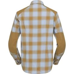 Norrona Svalbard Flannel Shirt Women - Blue Fog/Camelflage -Norrona norrona svalbard flannel shirt women blue fog camelflage 2 1344008