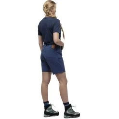 Norrona Svalbard Light Cotton Shorts Women - Indigo Night -Norrona norrona svalbard light cotton shorts women indigo night 3 1464390