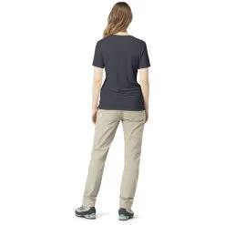 Norrona Svalbard Wool T-Shirt Women - Indigo Night/Blue Fog -Norrona norrona svalbard wool t shirt women indigo night blue fog model 2 1400062