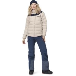 Norrona Tamok Down750 Jacket Women - Pure Cashmere -Norrona norrona tamok down750 jacket women pure cashmere 3 1027647