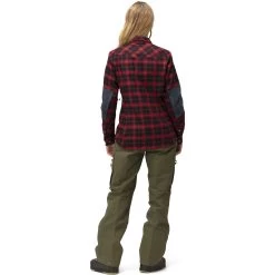 Norrona Tamok Wool Shirt Women - Tawny Port -Norrona norrona tamok wool shirt women tawny port 4 1258268