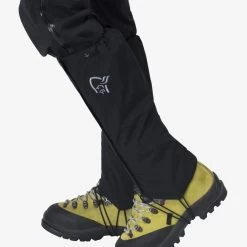 Norrona Trollveggen Gore-Tex Gaiters - Caviar -Norrona norrona trollveggen gore tex gaiters caviar 2 861608