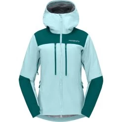 Norrona Trollveggen Gore-Tex Pro Light Jacket Women - Clearwater -Norrona norrona trollveggen gore tex pro light jacket women clearwater 2 1518896