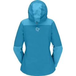Norrona Trollveggen Gore-Tex Pro Light Jacket Women - Hawaiian Surf/Aquarius -Norrona norrona trollveggen gore tex pro light jacket women hawaiian surf aquarius 2 1127371