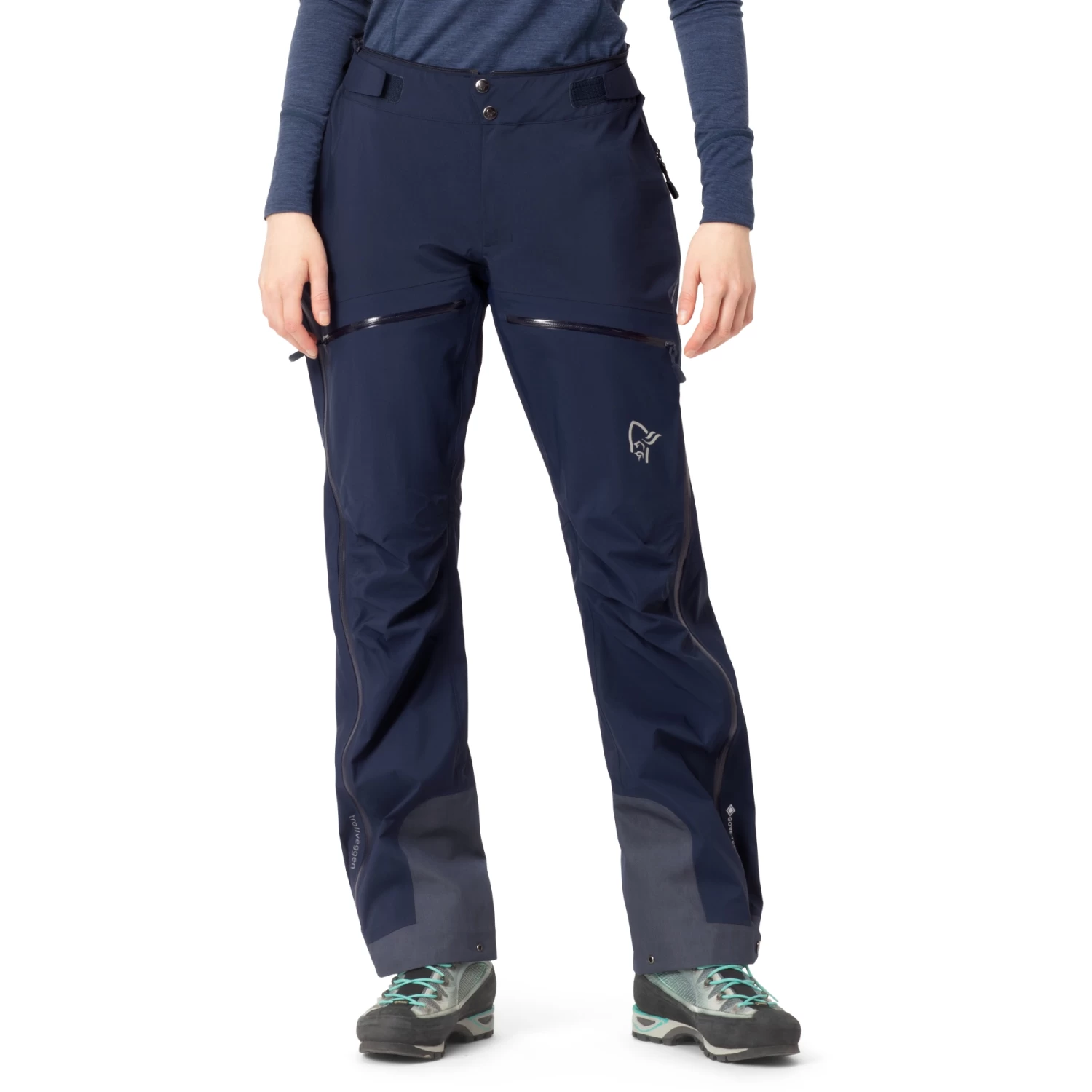Norrona Trollveggen Gore-Tex Pro Light Pants Women - Indigo Night/Indigo Night 1 Norrona Trollveggen Gore-Tex Pro Light Pants Women - Indigo Night/Indigo Night