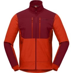 Norrona Trollveggen Hiloflex200 Jacket Men - Arednalin/Rhubarb -Norrona norrona trollveggen hiloflex200 jacket men arednalin rhubarb 2 1518946