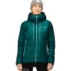 Norrona Trollveggen Primaloft100 Zip Hood Jacket Women - Everglade