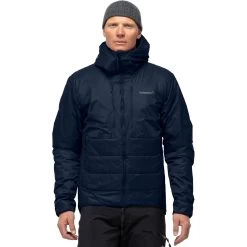 Norrona Trollveggen Primaloft100 Zip Hood Jacket Men - Indigo Night