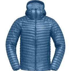 Norrona Trollveggen Superlight Down850 Hood Jacket Men - Mykonos Blue -Norrona norrona trollveggen superlight down850 hood jacket men mykonos blue 2 1519038