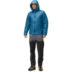 Norrona Trollveggen Superlight Down850 Hood Jacket Men - Mykonos Blue -Norrona norrona trollveggen superlight down850 hood jacket men mykonos blue 4 1519040