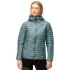 Norrona Trollveggen Superlight Down850 Hood Jacket Women - North Atlantic