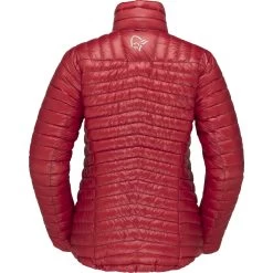 Norrona Trollveggen Superlight Down850 Jacket Women - True Red -Norrona norrona trollveggen superlight down850 jacket women true red 2 1031805