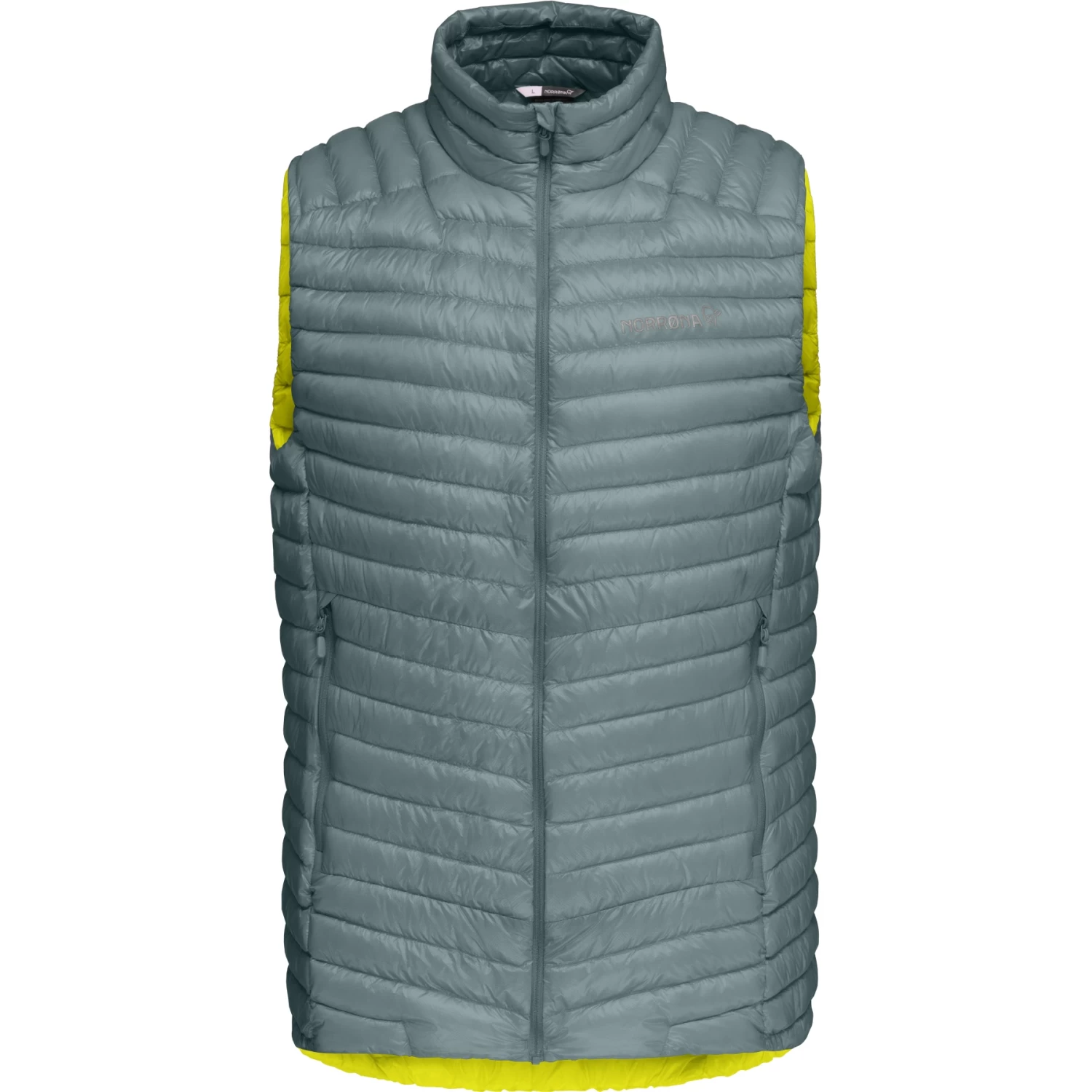 Norrona Trollveggen Superlight Down850 Vest Men - North Atlantic/Sulphur Spring 2 Norrona Trollveggen Superlight Down850 Vest Men - North Atlantic/Sulphur Spring - Image 2