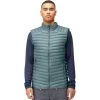 Norrona Trollveggen Superlight Down850 Vest Men - North Atlantic/Sulphur Spring