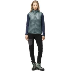 Norrona Trollveggen Superlight Down850 Vest Women - North Atlantic -Norrona norrona trollveggen superlight down850 vest women north atlantic 3 1258603