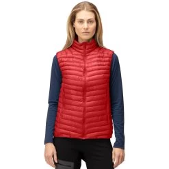 Norrona Trollveggen Superlight Down850 Vest Women - True Red