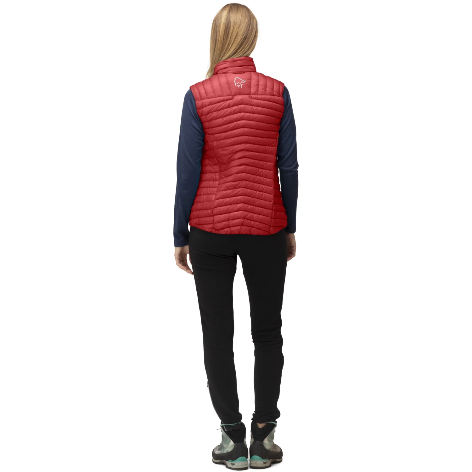 Norrona Trollveggen Superlight Down850 Vest Women - True Red 5 Norrona Trollveggen Superlight Down850 Vest Women - True Red - Image 5