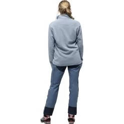 Norrona Warm2 Halfzip Pullover Unisex - Blue Fog -Norrona norrona warm2 halfzip unisex pullover blue fog 4 1259059