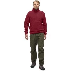 Norrona Warm2 Halfzip Pullover Unisex - Rhubarb Melange -Norrona norrona warm2 halfzip unisex pullover rhubarb melange 3 1032163