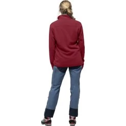 Norrona Warm2 Halfzip Pullover Unisex - Rhubarb Melange -Norrona norrona warm2 halfzip unisex pullover rhubarb melange 6 1032166