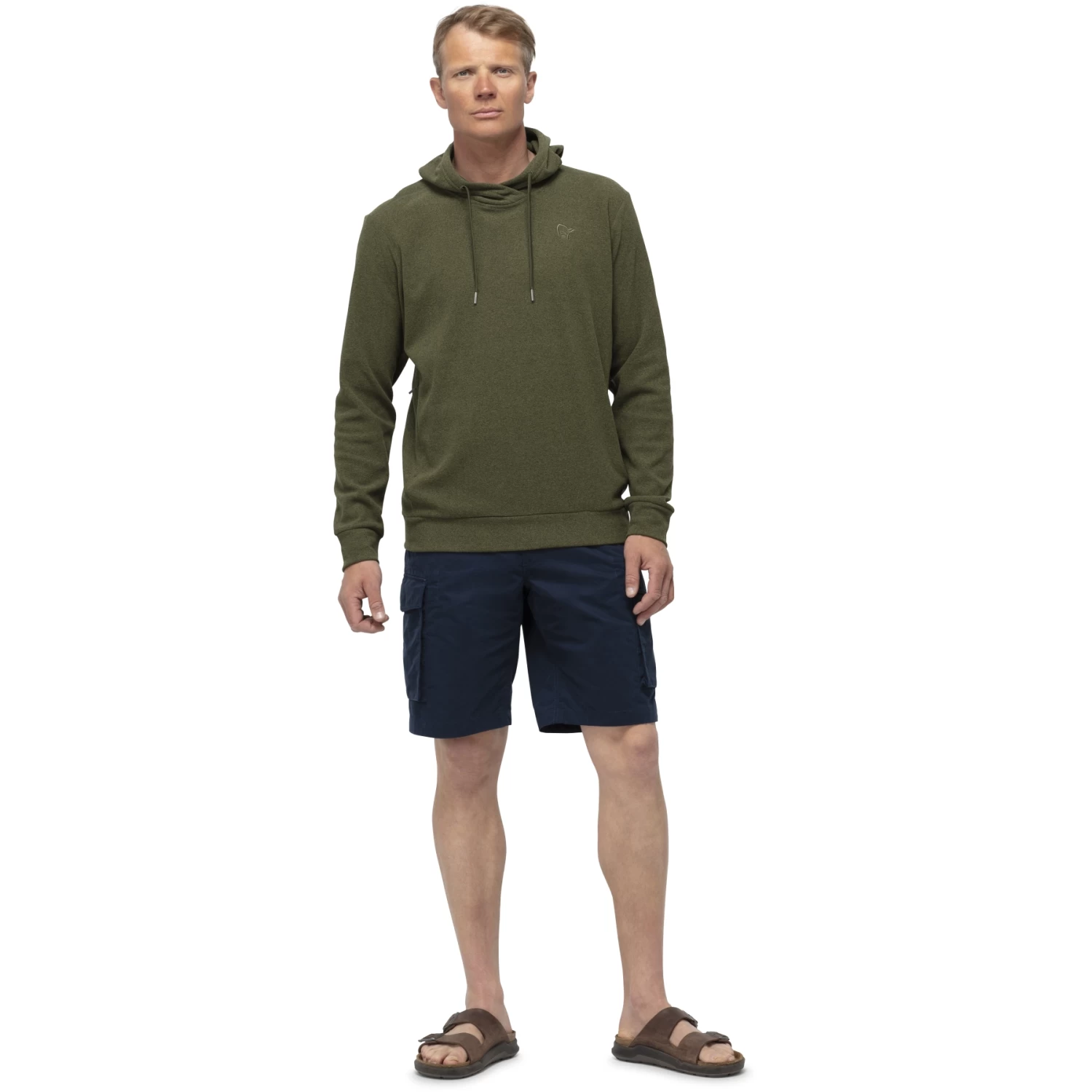 Norrona Warm2 Hood Men - Olive Night 4 Norrona Warm2 Hood Men - Olive Night - Image 4