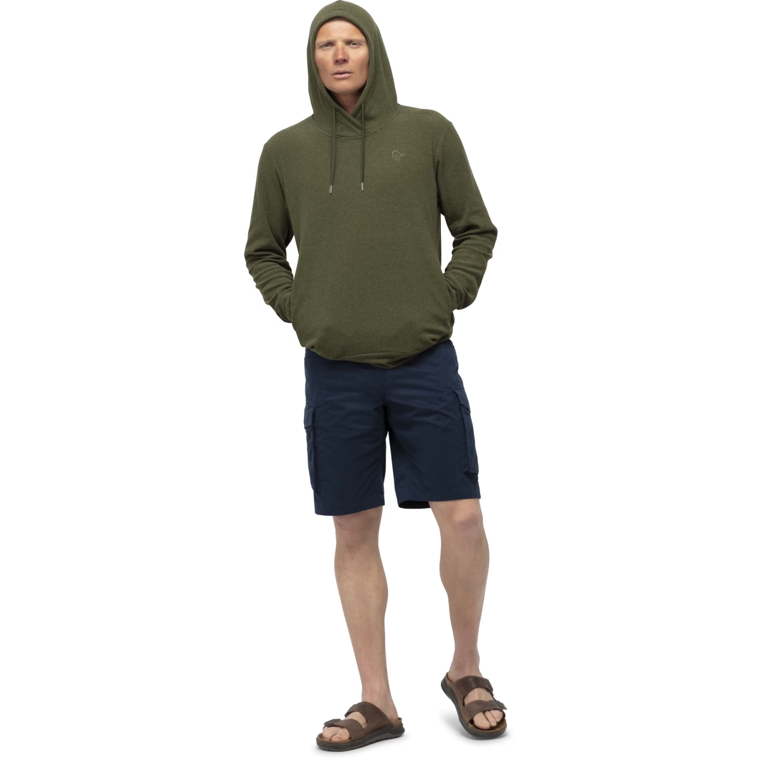 Norrona Warm2 Hood Men - Olive Night 7 Norrona Warm2 Hood Men - Olive Night - Image 7